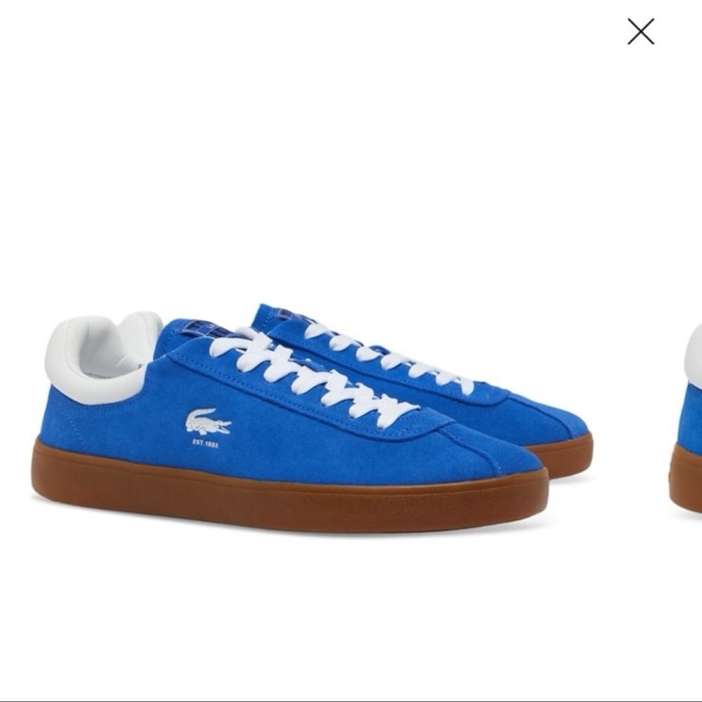 Lacoste Royal Blue and White Sneakers